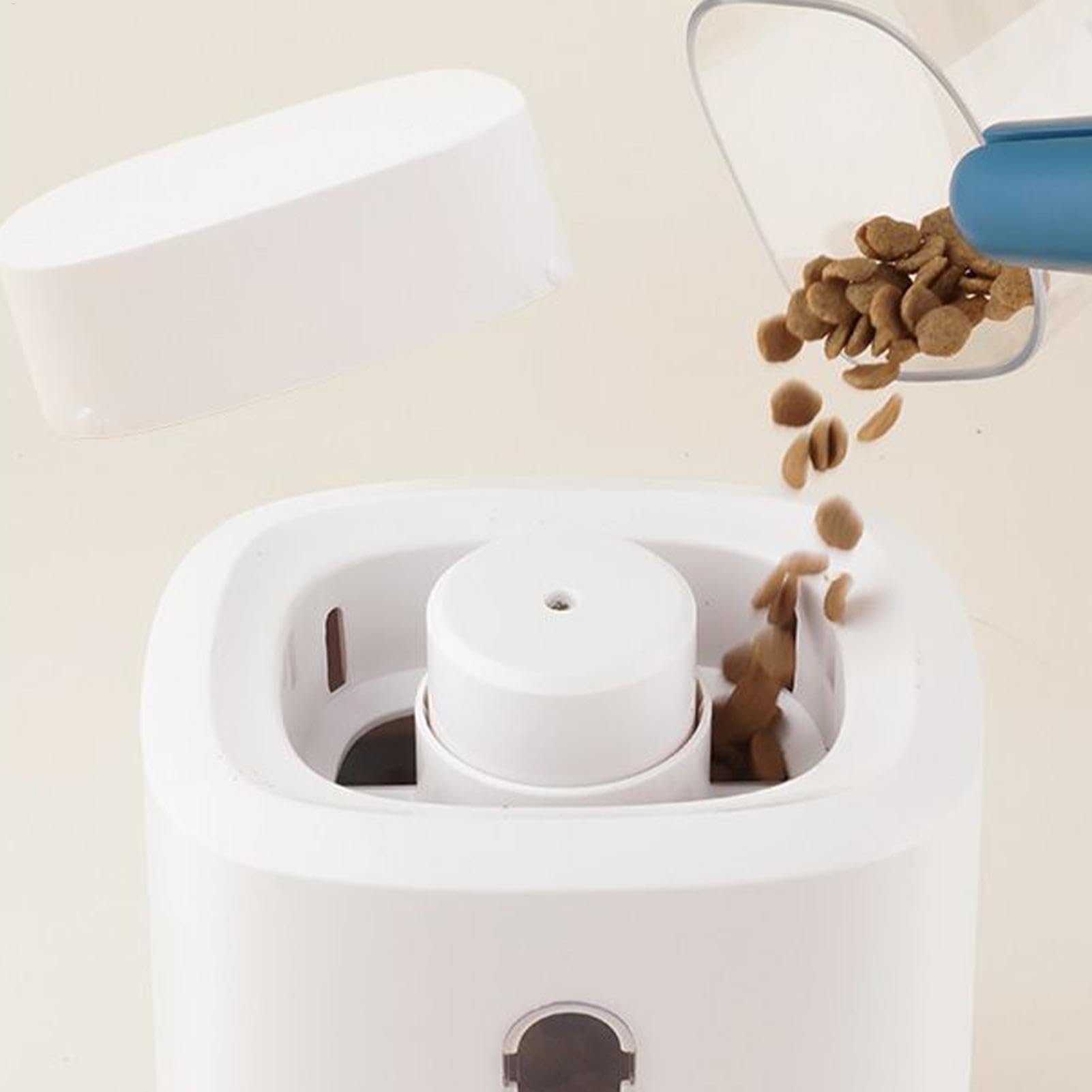 Mangiatoia for animali domestici, mangiatoia automatica for gatti con ciotola da 1,5 litri, alimentazione lenta, grande capacità