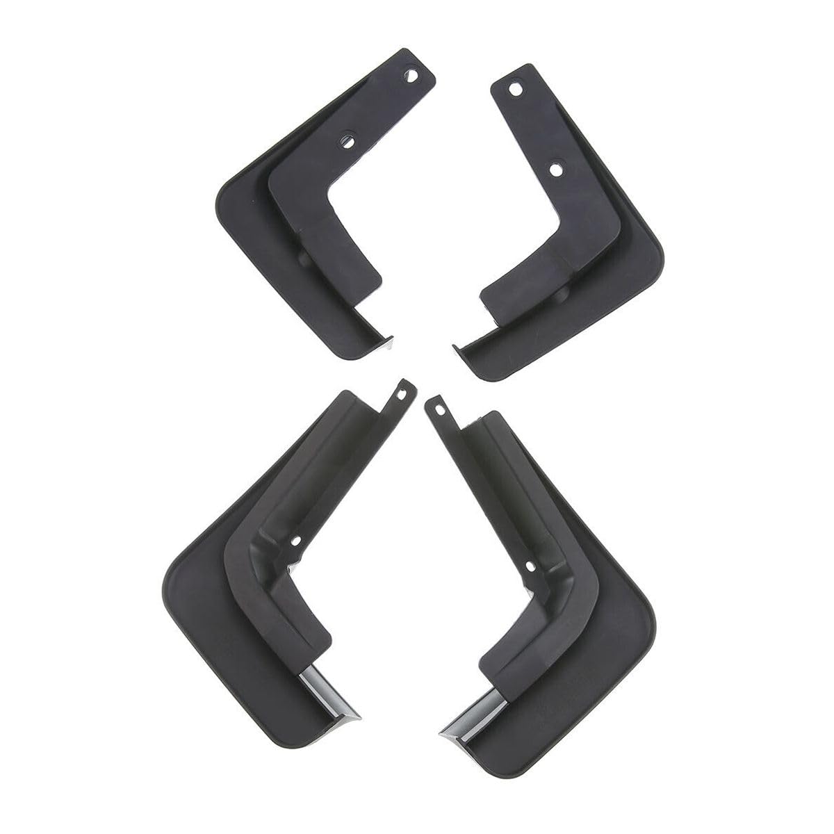 Hylorvin Mudflaps Splash Guards for Lincoln for MKZ 2017-2018 Front & Rear Full Set Black