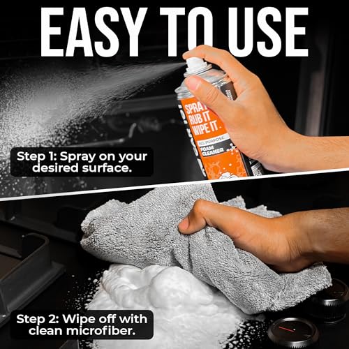 Image of Car101 All Purpose Foam Cleaner 500 ml | Premium Multi-Surface Car Interior and Exterior Cleaning | Spray for Leather, Dashboard | Deep Cleaning Foam Formula