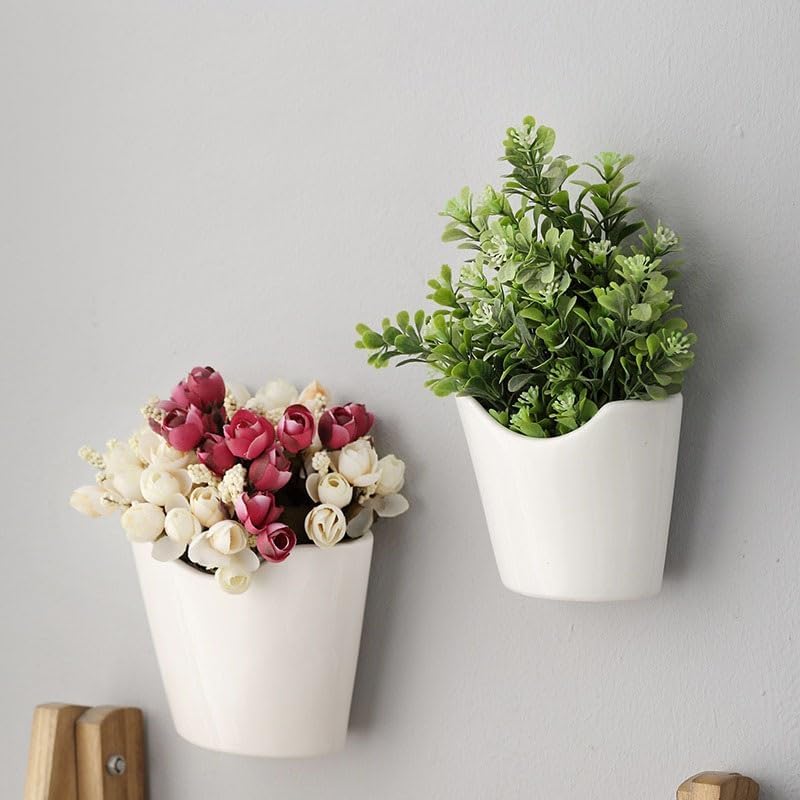 調理器具キャディ セラミック食器ホルダー、スプーン、箸、フォーク収納ラック、竹ベース付き、吊り下げ食器クロックスキッチンデスクトップ