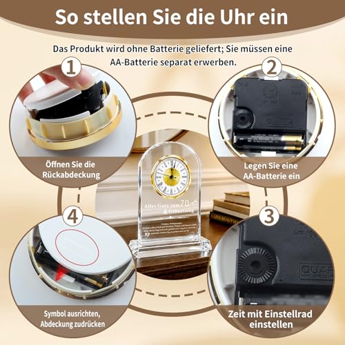 LOVIN PRODUCT Montre à quartz Cadeaux pour hommes - 70 ans d'anniversaire – vue 4
