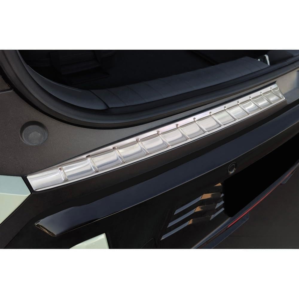 Avisa Stainless Steel Rear Bumper Protector compatible with KIA EV3 GT 2024- - Silver - 2-pieces