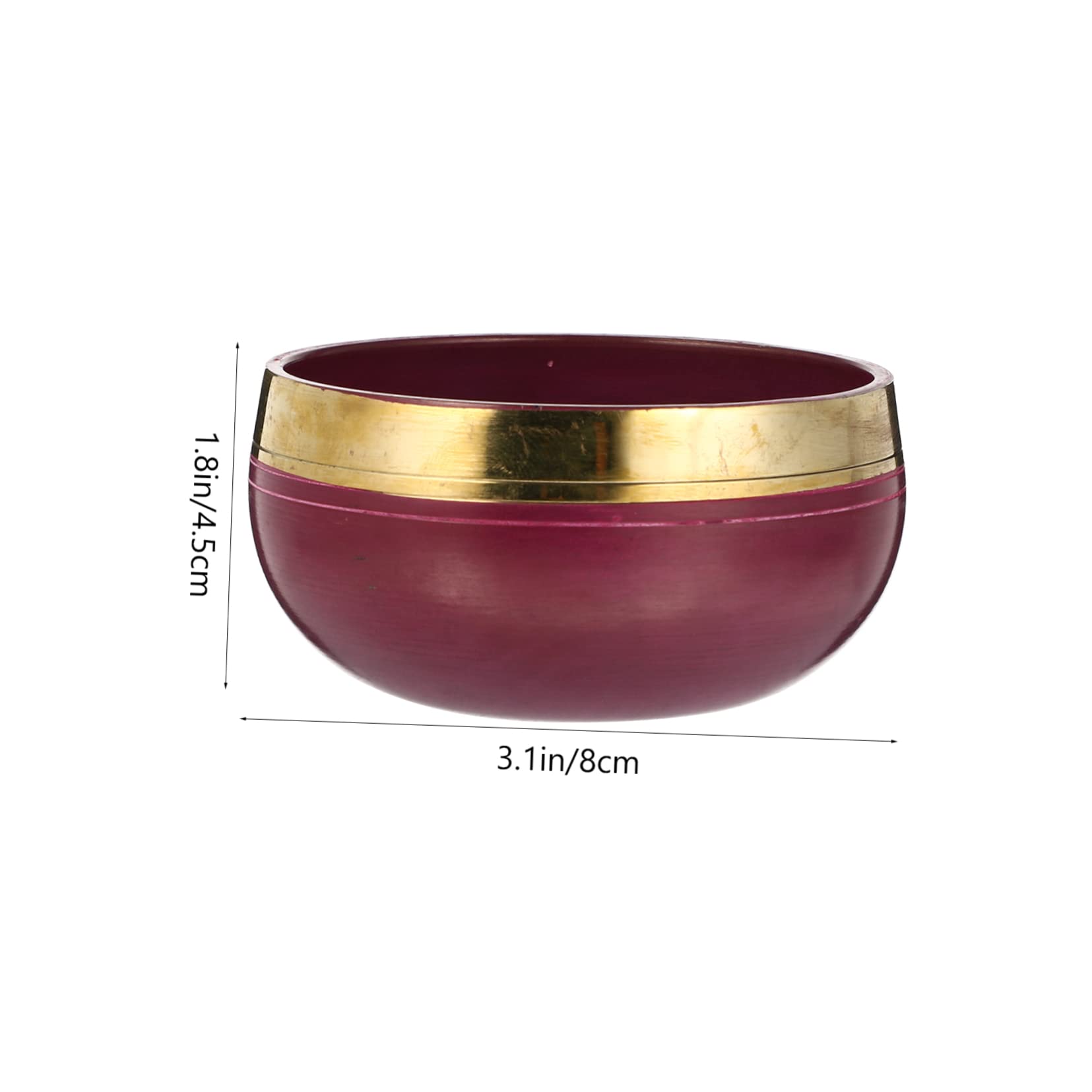 SUPVOX Bowl Set Meditation Singing Bowl for Meditation Handmade Copper Wooden Stick