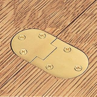 Brass Butler Tray Table Hinges – Durable Strong Hold Folding Table Hinges – Ideal Brass Hinge for Trays & Cabinets