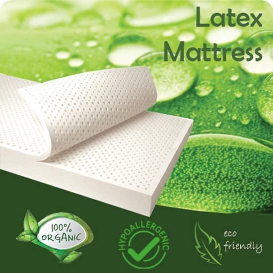 Image of SLEEPSPA BY COIRFIT ORGANICA Natural 8' Inch Single Size Latex Foam Mattress (75 x 30 x 8, Grey)