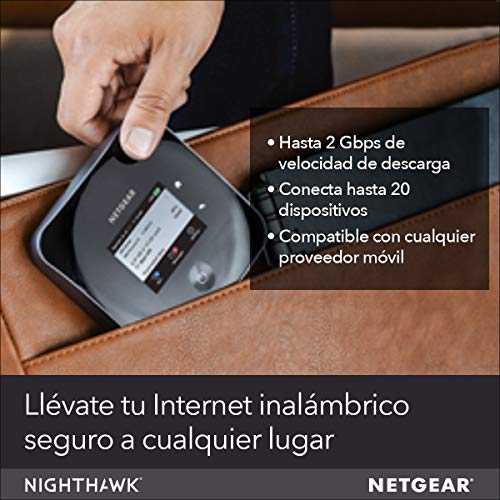 NETGEAR-Nighthawk-Router-4G-Sim-MR2100-Velocidad-hasta-2-Gbps-conecta-hasta-20-Dispositivos-wifi-Portatil-4G-con-Cualquier-SIM