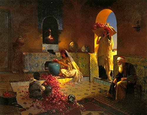 Art poster le parfumeur de Rudolf Ernst, impression murale de salon