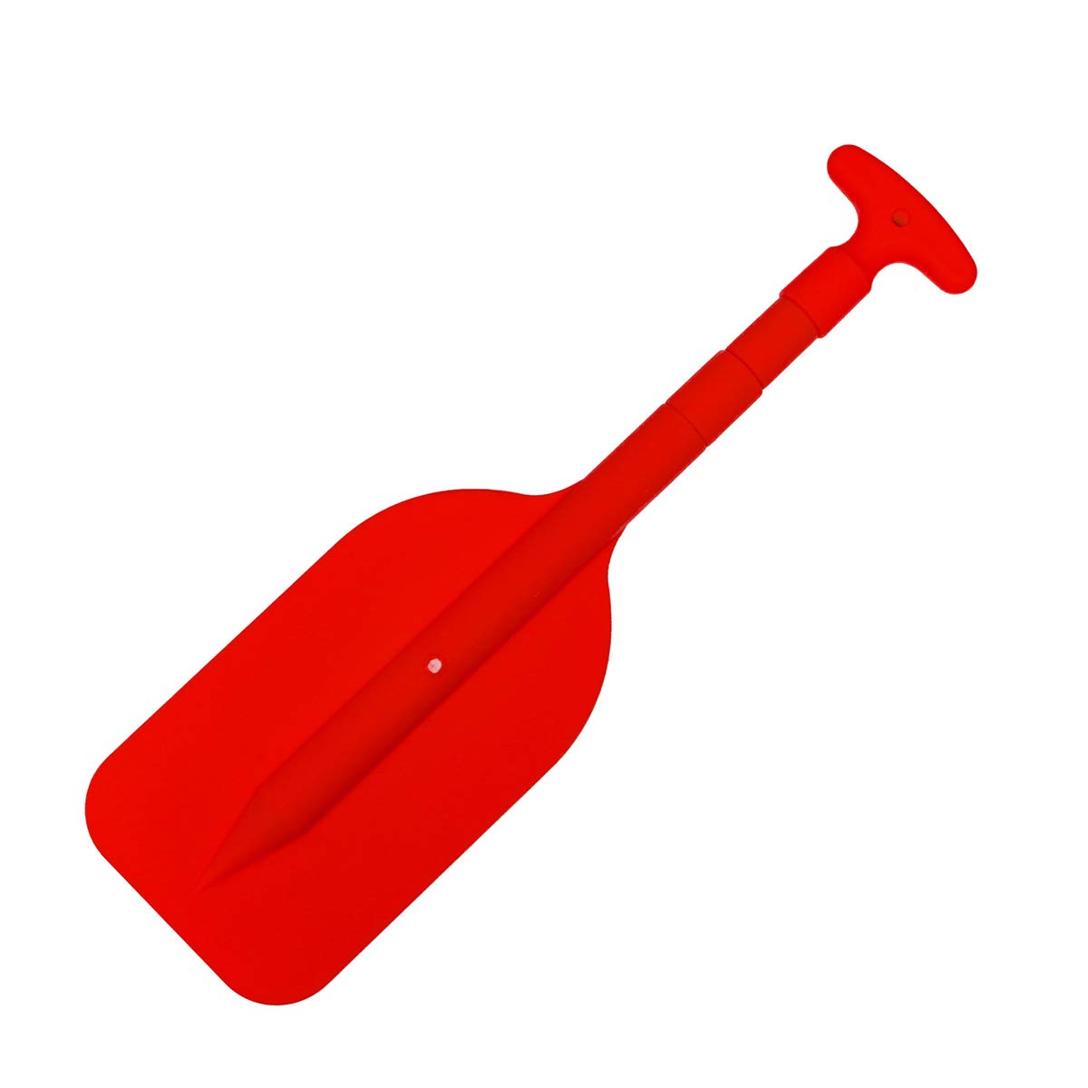 54-106Cm Remo Telescópica De Kayak Remo Remo Flotante Canotaje Remo con Manija Antideslizante Agua Marina Accesorios - Rojo