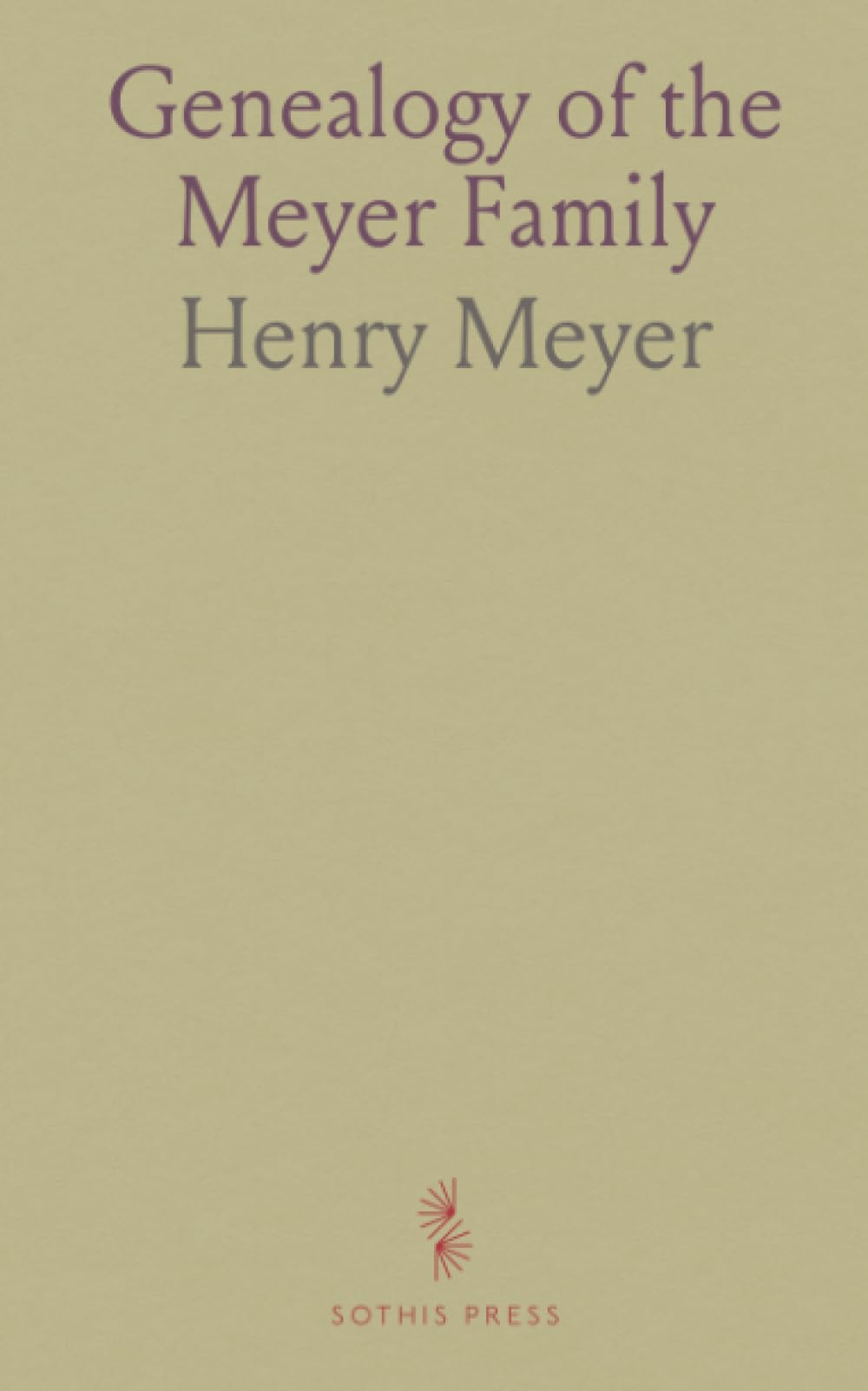Genealogy of the Meyer Family