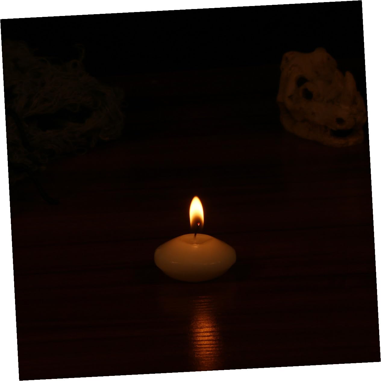 Veemoon 50 Candele Piccole Candele Di Cera Sfuse Di Festa Per Matrimonio Romantico Cilindro Senza Profumo Vela Senza Fiamma Natale Decorativo Ricevimento Bianco Mini