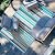 Outdoor Patio Rug Waterproof Camping - Outdoor Rugs Carpet, Plastic Straw Area Rug for Patios Clearance RV, Outside Porch Rug Balcony RV Rug Deck Rug for Camper, Blue and Grey 4x6 ft