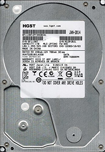 Amazon | HGST HUA722010CLA330 P/N: 0F11387 MLC: JPT3HC 1TB