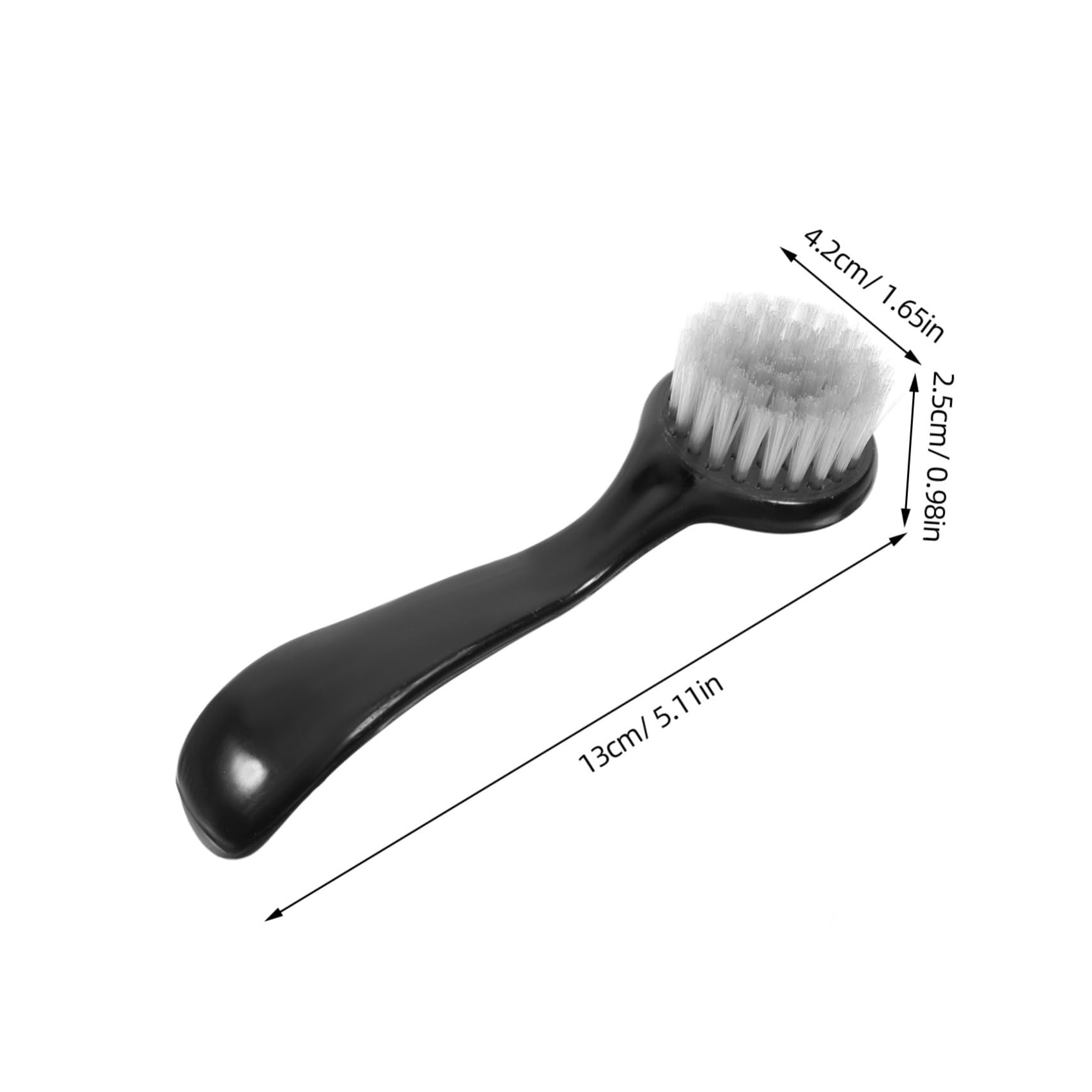 IWOWHERO 3 Pack Face Exfoliation Tool Large Horn Brush for Deep Cleaning Manual Facial Cleansing Brush