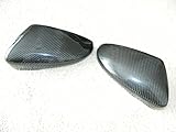 beetle spiegel automatisch anklappen Mirror Cover CaCsP Carbon Spiegelkappen Spiegel Kappen Mirror Cove Rückspiegel Außenspiegel Spiegelblenden kompatibel mit VW Volkswagen Scirocco Beetle EOS CC