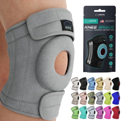 Image of Modvel ELITE Knee Brace for Men & Women - Patella Gel Pads & Side Stabilizers for ACL, Meniscus Tear, Arthritis & Injury Recovery - Maximum Support for Running, Sports & Joint Pain Relief