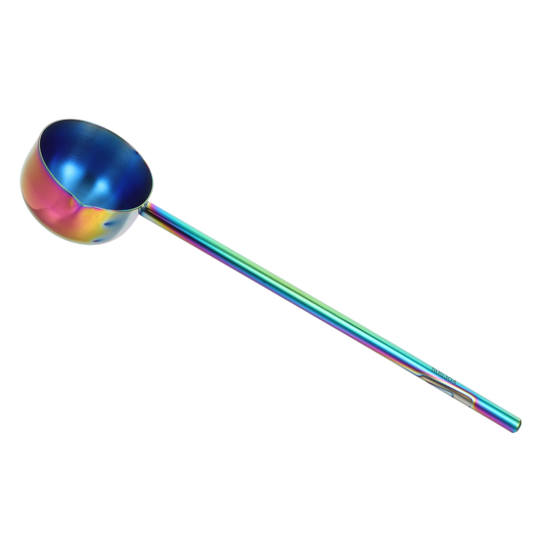 5 Piezas Cuchara De Acero Inoxidable Cucharón De Metal Cucharones De Cocina Para Olla Cucharón De Sopa De Acero Inoxidable Cucharones Para Cocinar Cuchara Para Calentar Aceite MAGICLULU