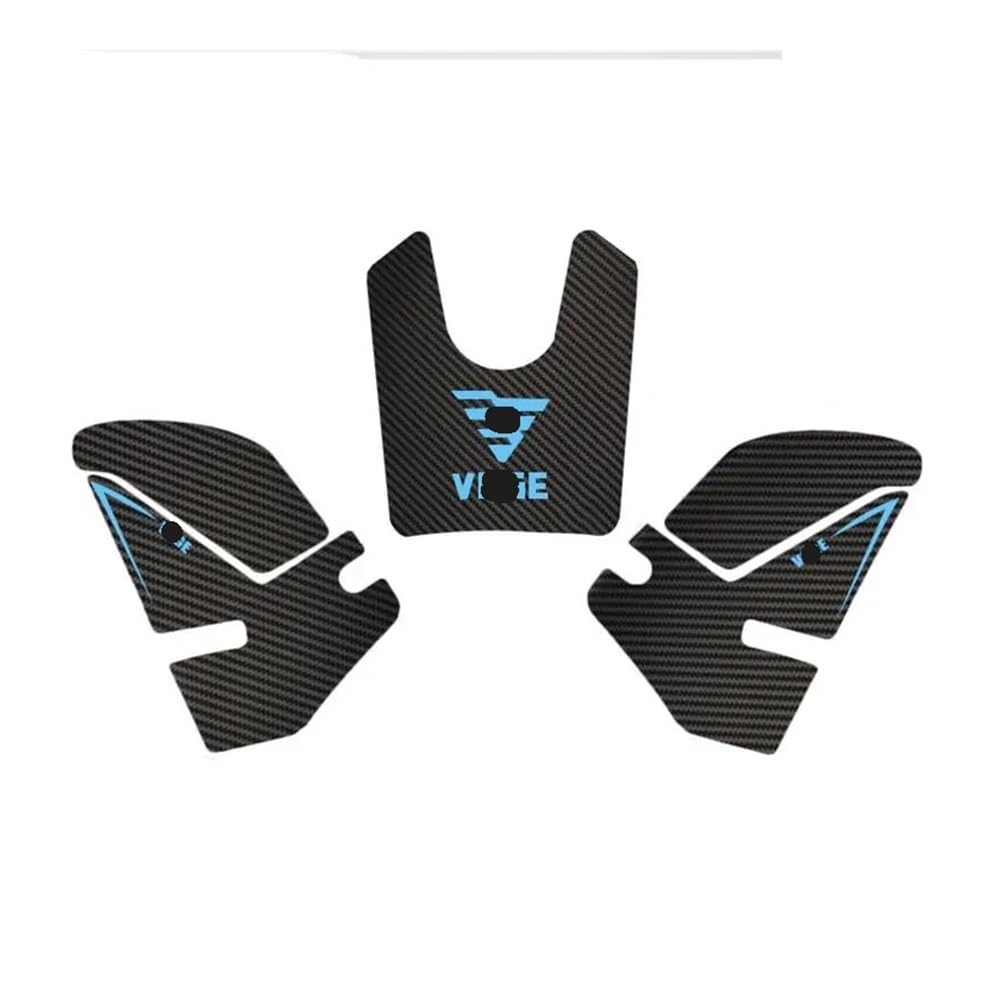 Motorcycle Tank Pad Protector Sticker Decal Gas Knee Grip Tank Traction Pad Side for 500DS DS500 500 DS Tanks Pad Protector