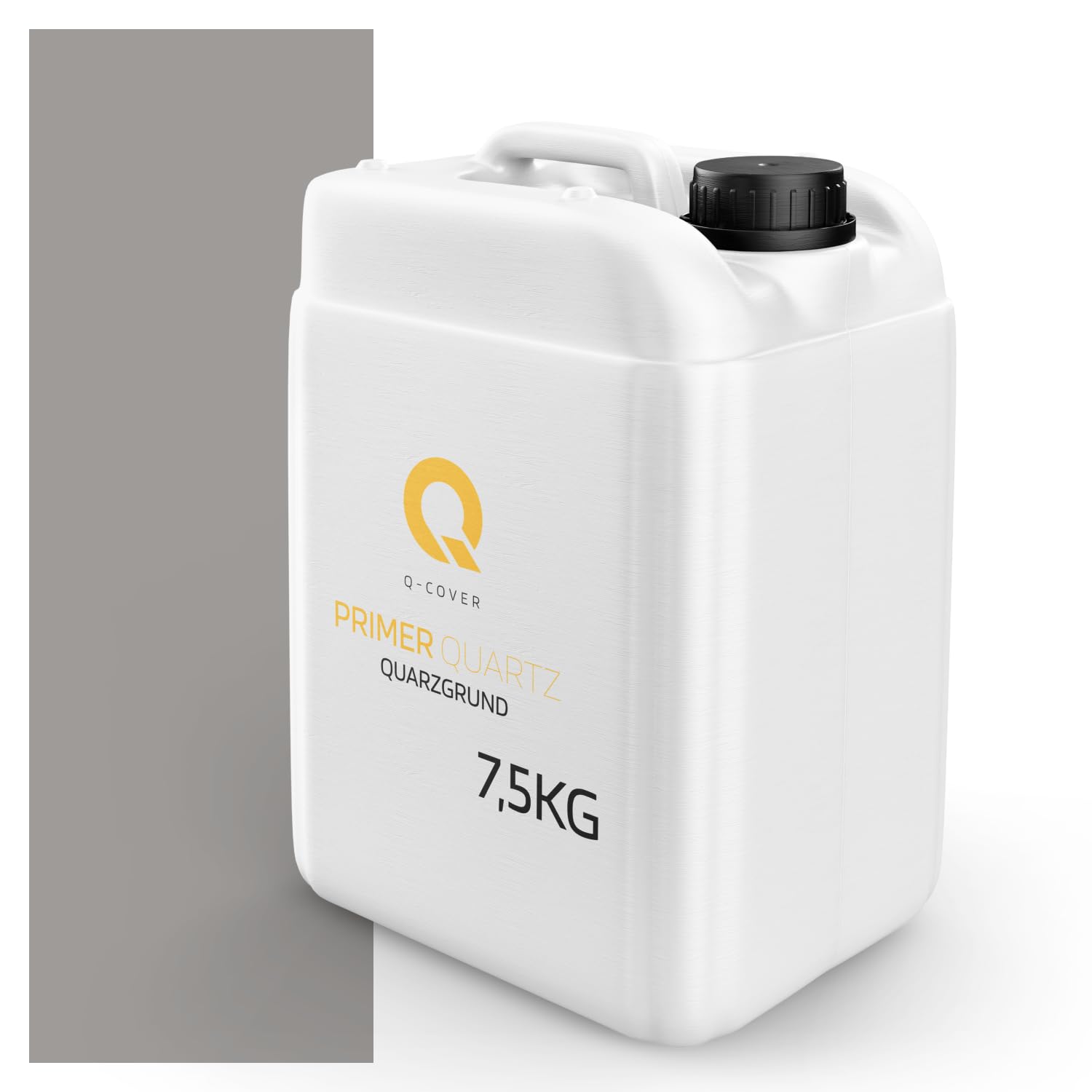 Quarzgrund für Dekorativer Putz mit Mica Grau D911 7,5KG | Acrylatdispersion Grundiermittel Innen & Außen für Wände und Decken Grundierung Schutz Mosaikputz ca. 0,3-0,4 KG/m2