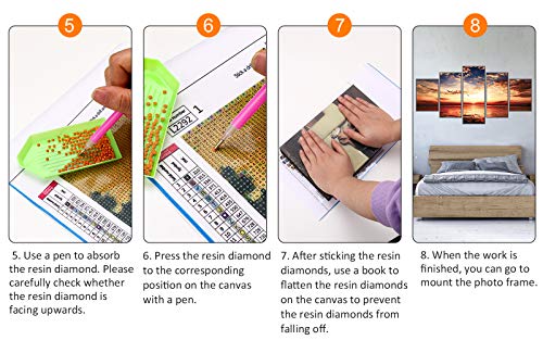 Taope Kit per Diamond Painting 5D Completo Drill