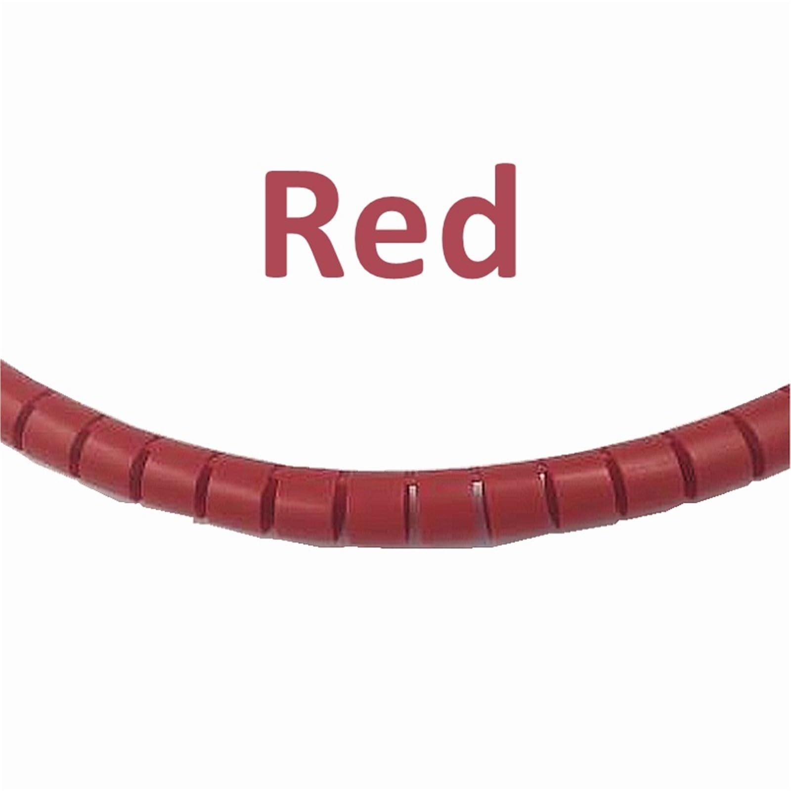 Enrouleur de câbles spiralé de 28 mm, Tube de Protection for câbles, for Un enroulement Efficace et Une Organisation optimale des câbles et des tuyaux.(Red,10 Meters)