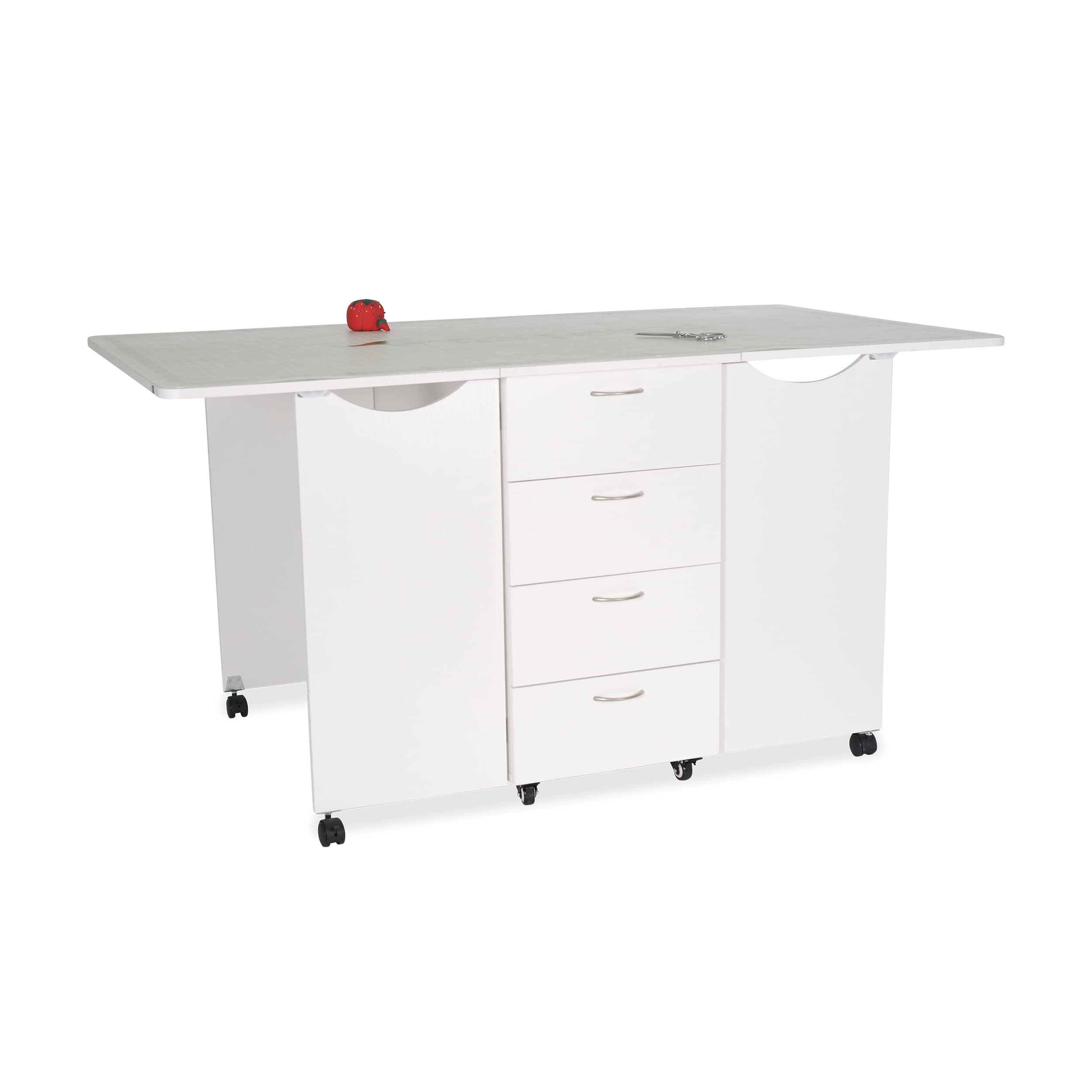 Kangaroo Sewing Furniture Kookaburra Cutting Table - Ash White