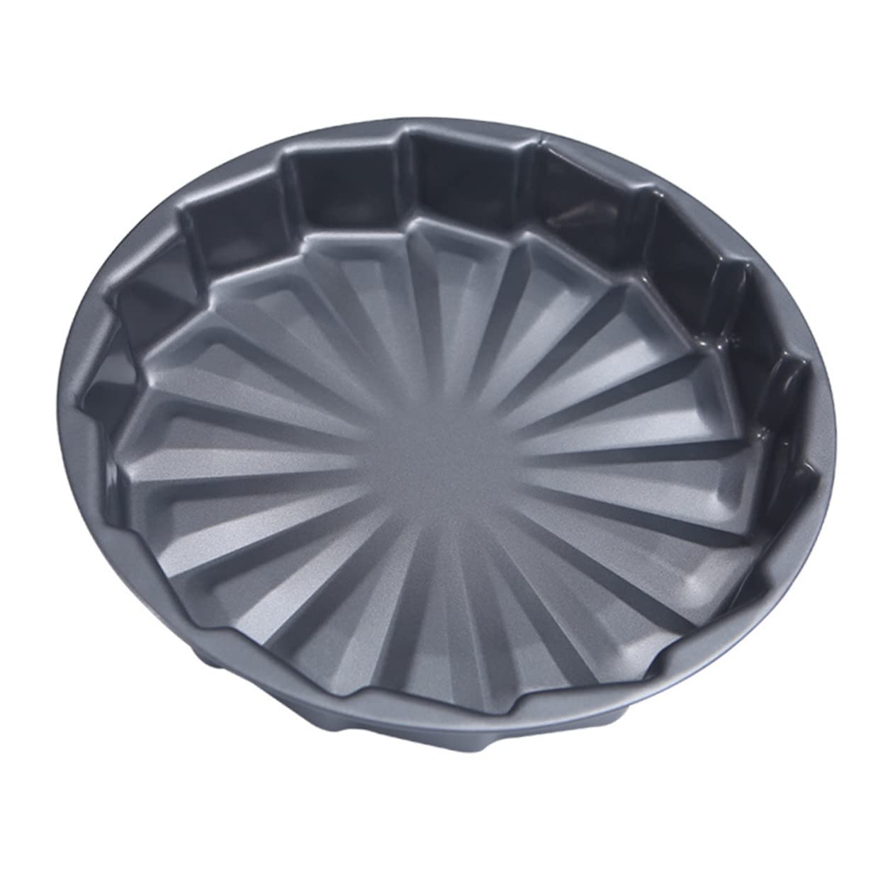 Cabilock 1pc Non Stick Carbon Steel Cake Baking Pan Spiral Bakeware Mold for Baking Cake Lovers Dishwasher Black