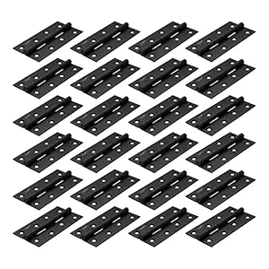 LAPO Premium Stainless Steel Door Butt Hinges, 5 inch x 12 Gauge, 2.5 mm Thickness, Kabja for Door Wardrobe Cabinets, Soft Movement Kabza (5x12, 24 Pcs, Antique Finish)