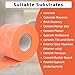 Professional Waterproof Membrane for Shower,5In x 100Ft(42 Sq Ft), Superior Waterproofing Solution for Bathroom, Kitchen,Saunas and Wet Areas