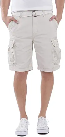 UNIONBAY Men's Survivor Belted Cargo Short-Reg and Big & Tall Sizes