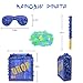 Tuoyi Drop Box Piñatas Boombox, Hand Made Mexico Fiesta Piñatas Boom Box for Birthday Parties, Carnival and Related Events, With Piñatas Stick and Blindfold (DROP BOX)
