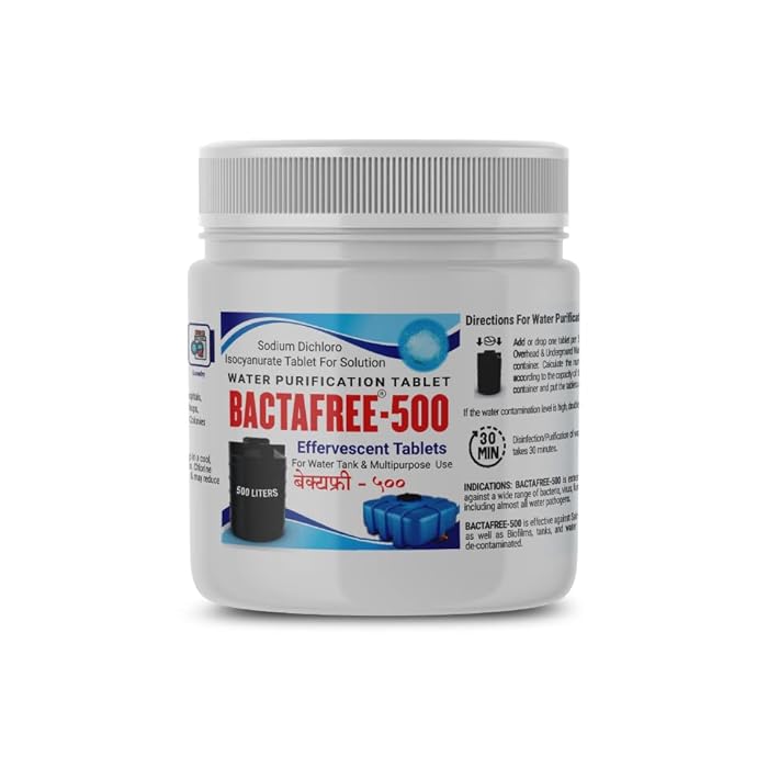 Buy Bactafree 500 Water Purification Tablets Each Tablet for 500