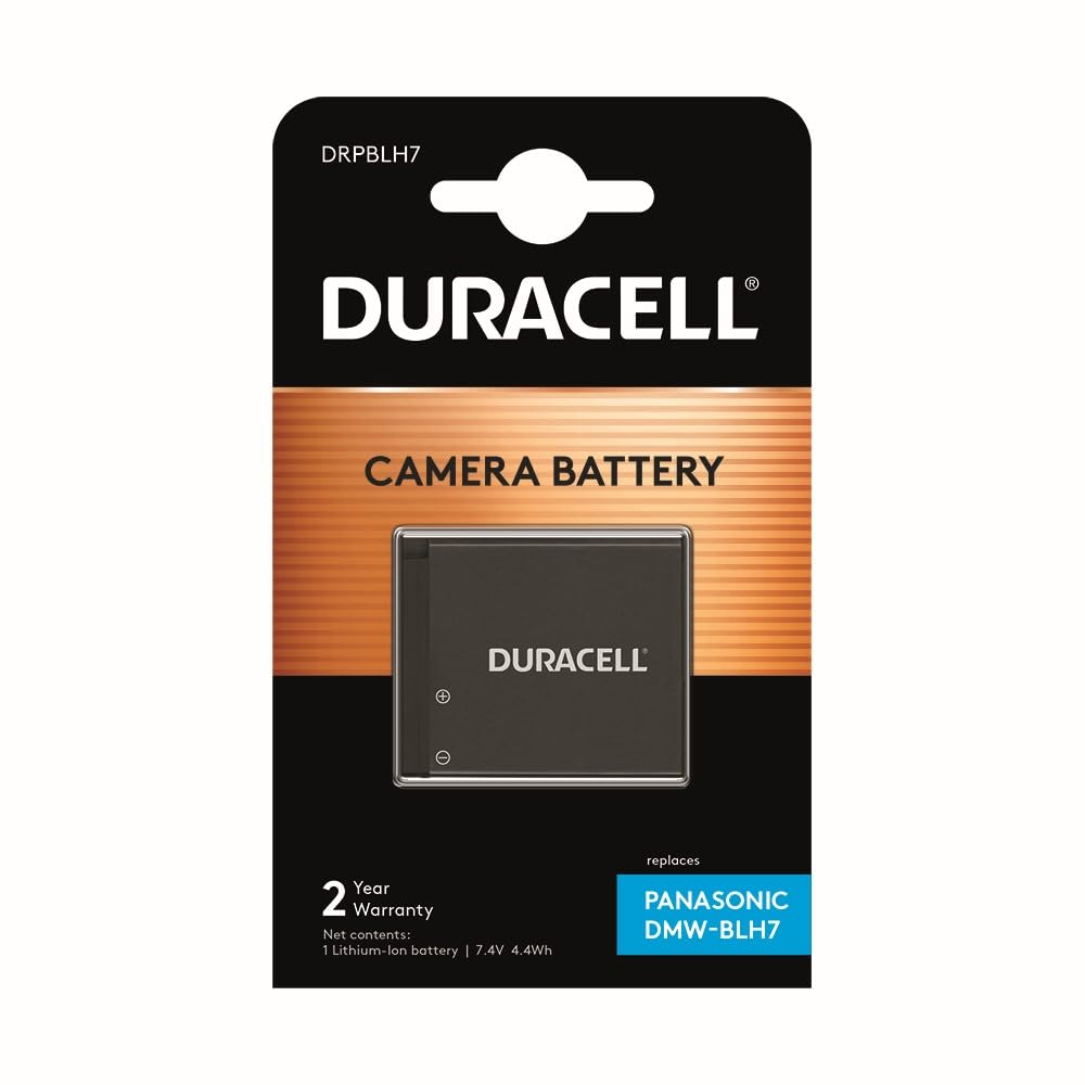 Duracell Bateria zamienna do aparatu Panasonic DMW-BLH7E - czarna