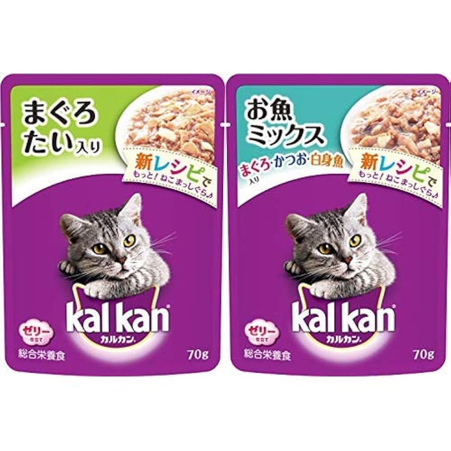 カルカン　パウチ70g 149袋 お魚ミックス まぐろ・かつお・たい入り(成猫用ウエットフード
