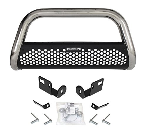Go Rhino RC2 Grille Guard & Mounting Brackets Kit | Stainless Steel, Polished | 55253PS | Fits 2007-2021 Toyota Tundra; 2008-2022 Toyota Sequoia Excludes TRD & Others (See Description)