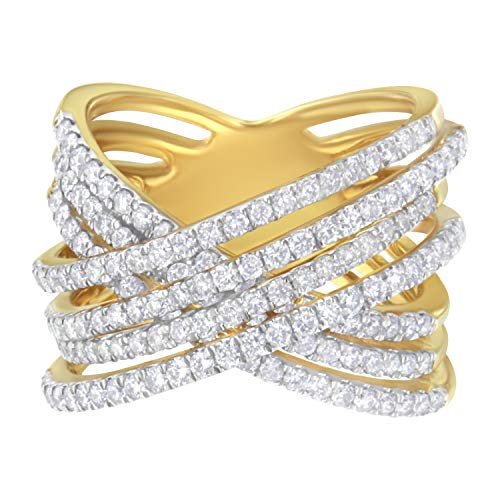 Haus of Brilliance 10KT Yellow Gold Diamond Bypass Ring (1 5/8 cttw, H-I Color, SI2-I1 Clarity)