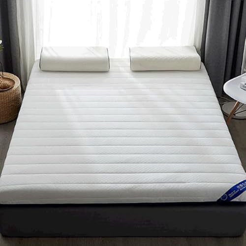 高反発マットレス ごろ寝マット 厚さ5cm 両面使える 折り畳み 高反発 + 低反発マットレス【極上の寝心地おり】防ダニ 防臭 抗菌 天然ラテックス マット 毛玉防止 汚れ防止 高通気性 体圧分散 敷布団 カバー洗える 学生寮、家庭用