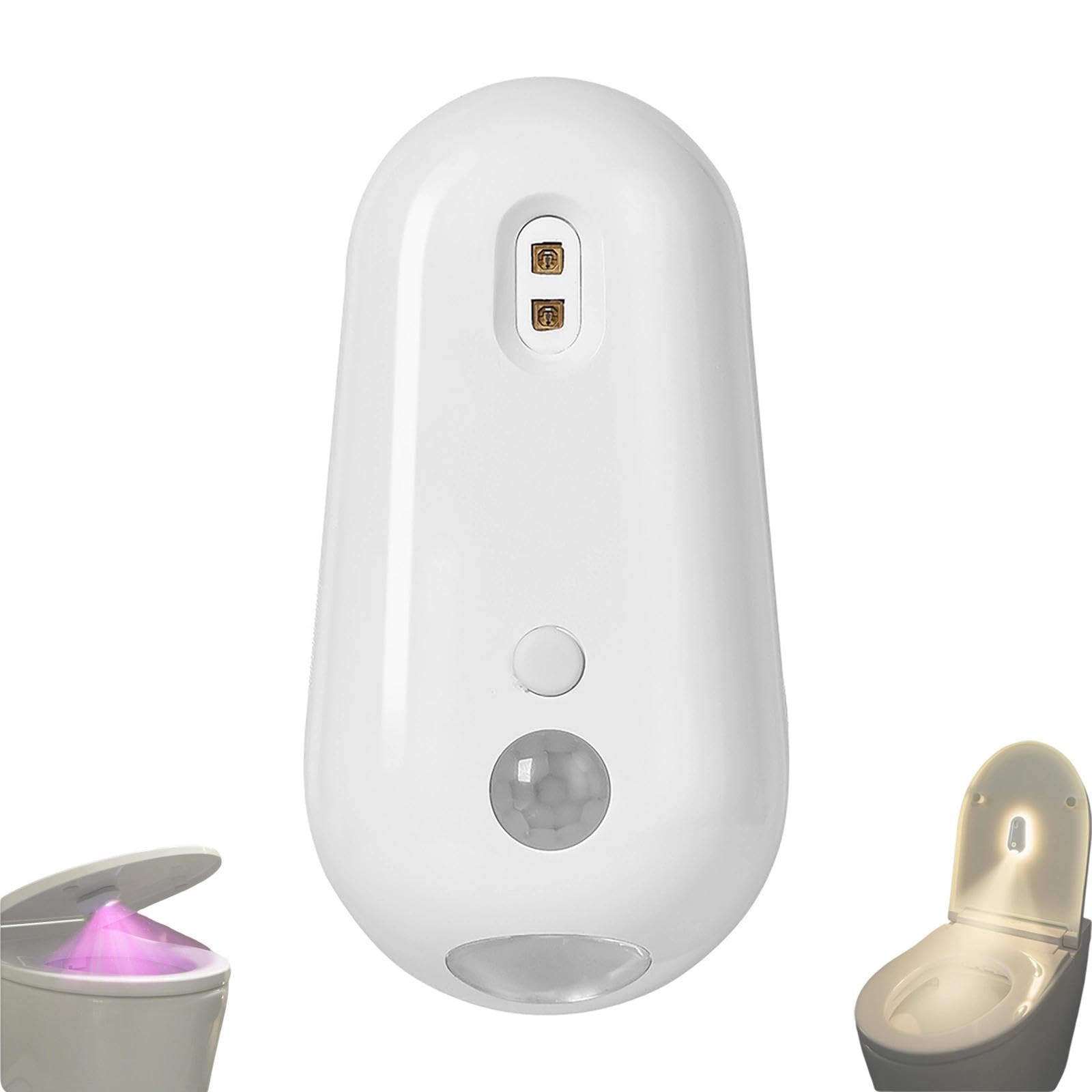 self cleaning uv toilet sanitizer and night light,uv licht gegen bakterien,uv-c lamp,selbstreinigendes uv-toiletten-desinfektionslicht 6 Farben, mit Nachtlicht & Bewegungssensor WC (A)