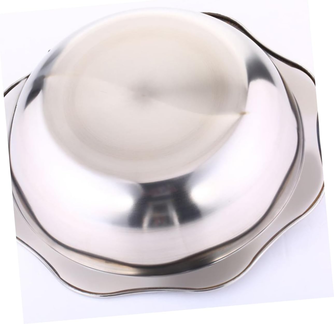 Stainless Steel Hot Pot with Divider 32cm for Induction Cooking