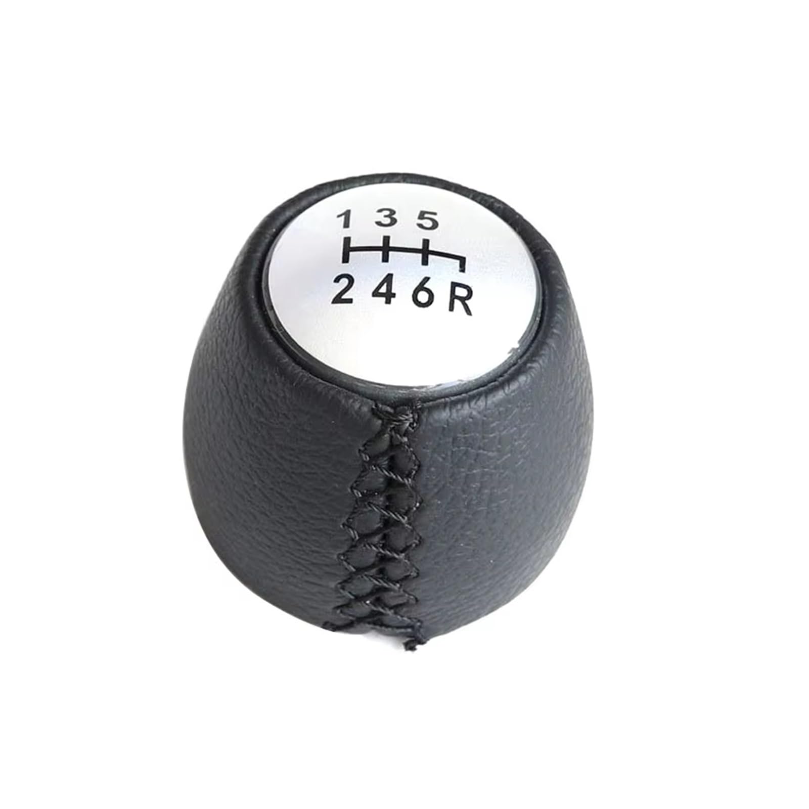 OUVECR Car Shift Gear Knob Handle for Alfa for Romeo 166 3.2 V6 for for GT 147 6 Speed Gear Shift Knob Shifter Lever Change Handball Gear Shift Cover