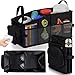 Soz® Auto faltbarer Kofferraum-Organizer 53 x 25 x 23,3 cm für PKW, SUV und LKW – Schwarz – Auto Zubehör – Einkaufstasche – Falttasche – aufbewahrungsbox auto