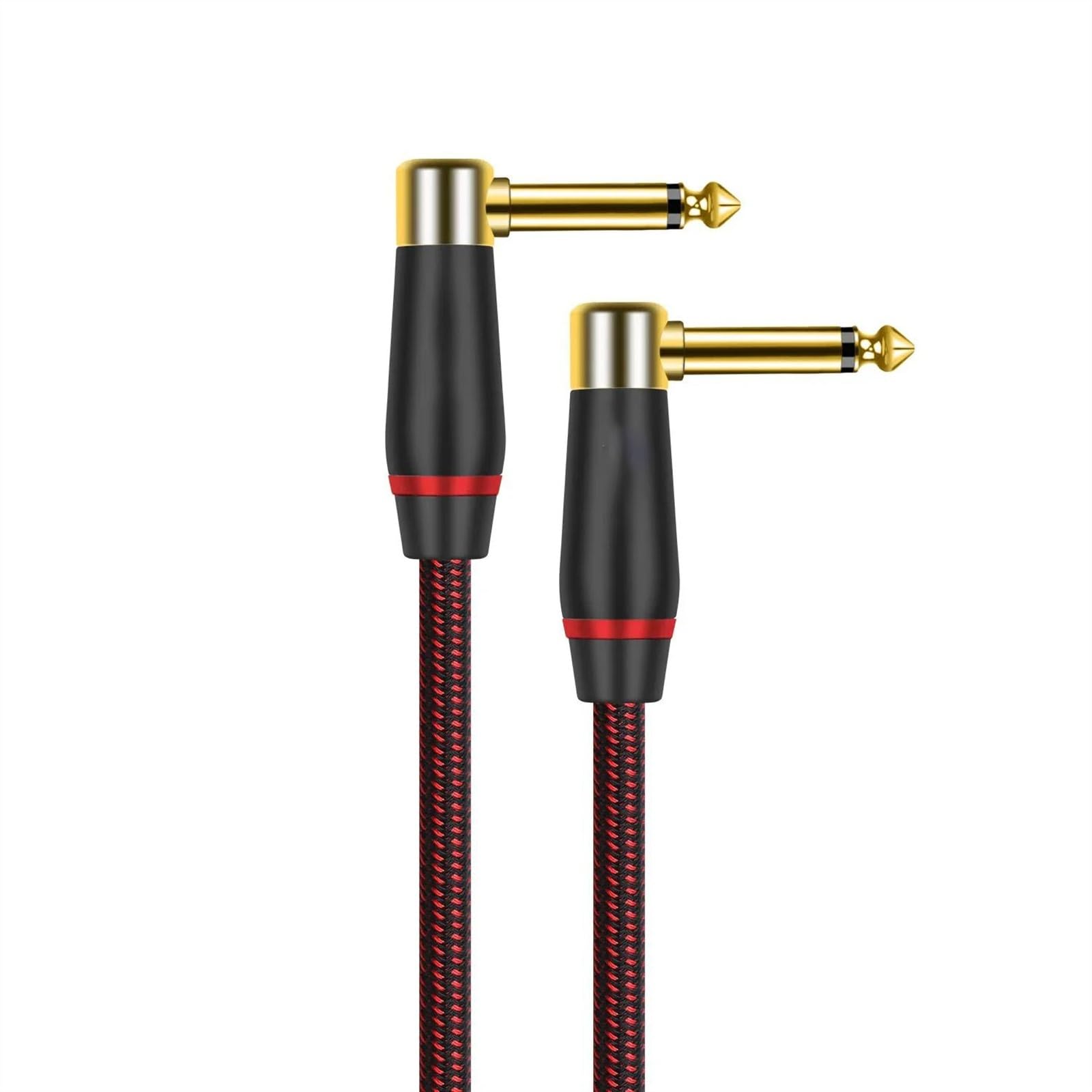 Jack Chapado En Oro De 6,35 Mm A 6,35 Mm, Cables De Audio Macho A Macho De 1/4 Pulgada Utilizados Principalmente Para Guitarra Cable de instrumento Guitarra (Color : A, Size : 2M)
