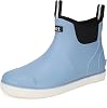 YUHITYGZGS Mens Deck Boots Waterproof Rubber Boots for Men, High Grip Neoprene Saltwater Boating Ankle Rain Chelsea Boot High-Performance Non-Slip Fishing Boots Shoes for Farming Garden Work Outdoor