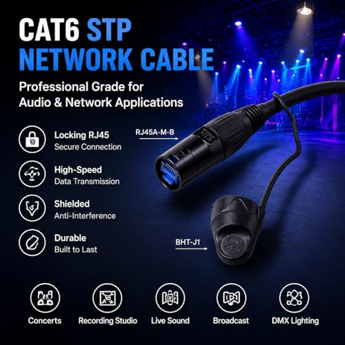 Cable Ethernet Profesional CAT6 Toronce 3 pies con conectores blindados RJ45 miniatura 2