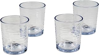 Tritan Foundry Double old Fashioned Drinkware set of 4, 14.3 oz., Clear