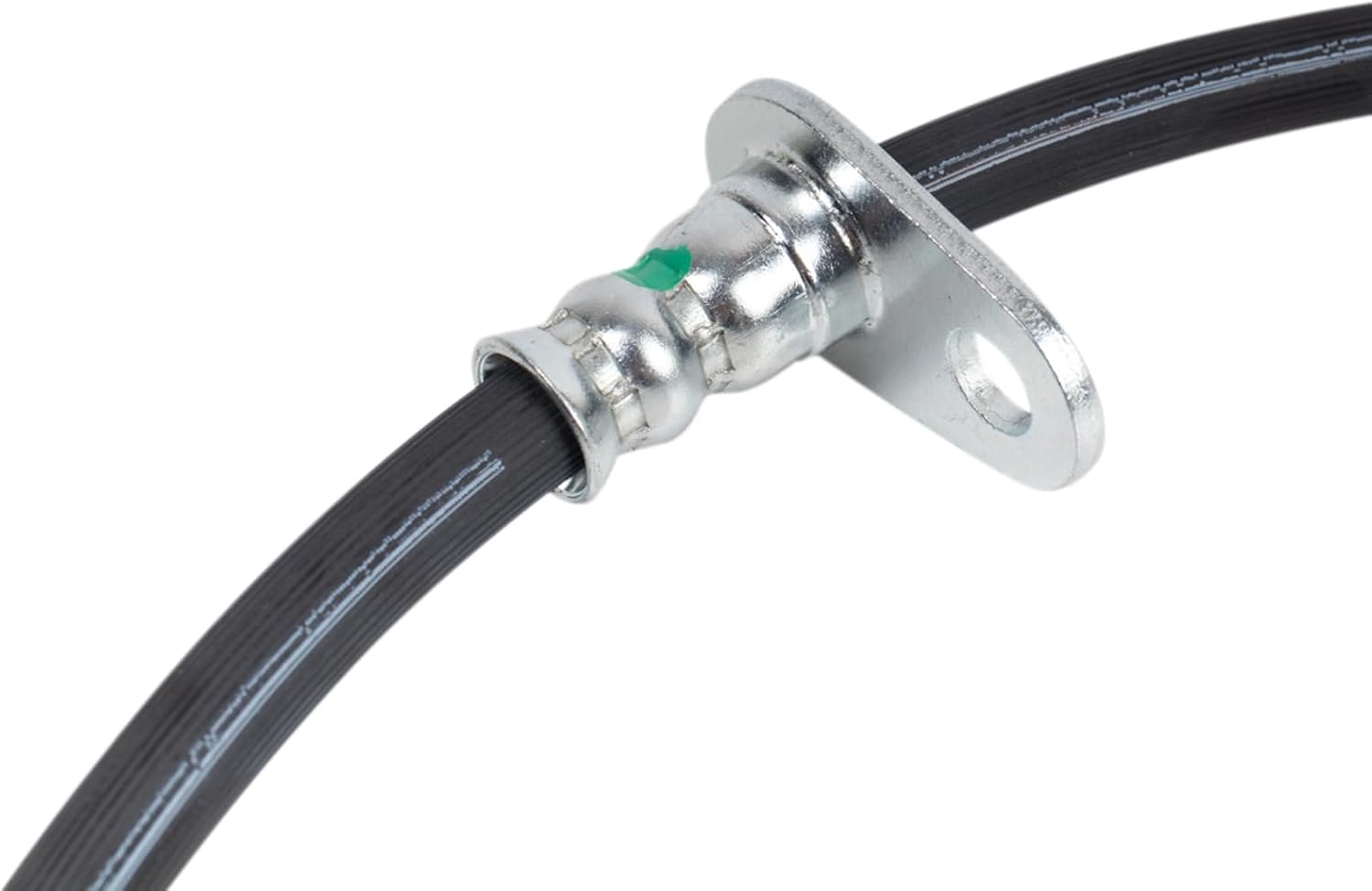 TRQ Front Right Brake Hose Passenger Side Compatible with 2015-2020 Honda Fit