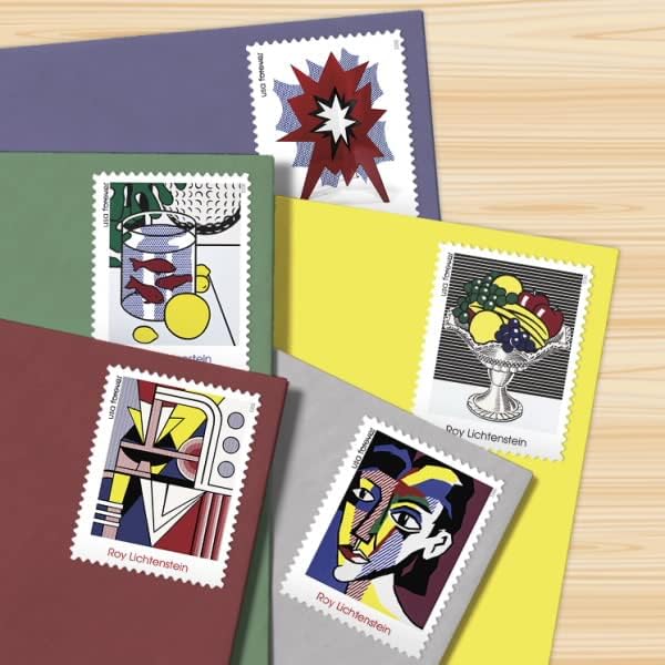Roy Lichtenstein 2023 (Sheet of 20) First-Class Mail Forever Postage Stamps
