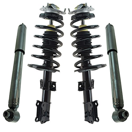 Image of TRQ Front and Rear Complete Strut Assembly & Shock Absorber Kit Complete Strut & Coil Spring Assembly Compatible with 2003-2014 Volvo XC90