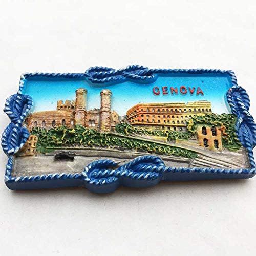 Calamita Frigorifero 3D Giamaica – Souvenir A Forma Di Ancora, Handmade In Resina, Regalo Da Viaggio