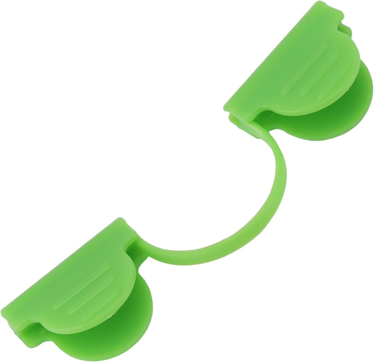 Greenhouse Clamps, 100PCS Greenhouse Hoops Double Head Greenhouse Fixtures Plant Support Garden Stakes Small Clamps Greenhouse Film Clamps for Fixing Garden Hoops (5mm)