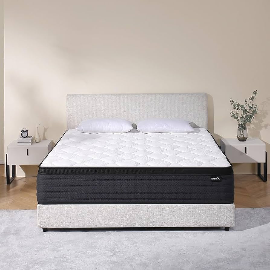 Amazon.com: DEHIJU King Size Mattress, 12 Inch Hybrid Memory